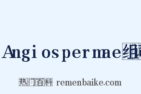 Angiospermae组词是什么意思的图片